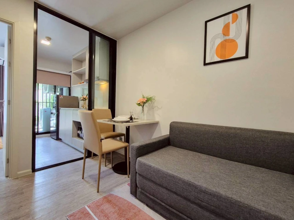 ให้เช่า Atmoz Tropicana Bangna ห้องพร้อมอยู่ เฟอร์พร้อม จองเลย