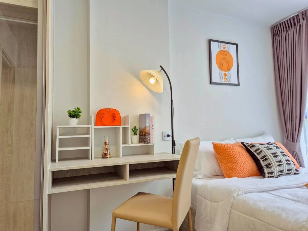 ให้เช่า Atmoz Tropicana Bangna ห้องพร้อมอยู่ เฟอร์พร้อม จองเลย