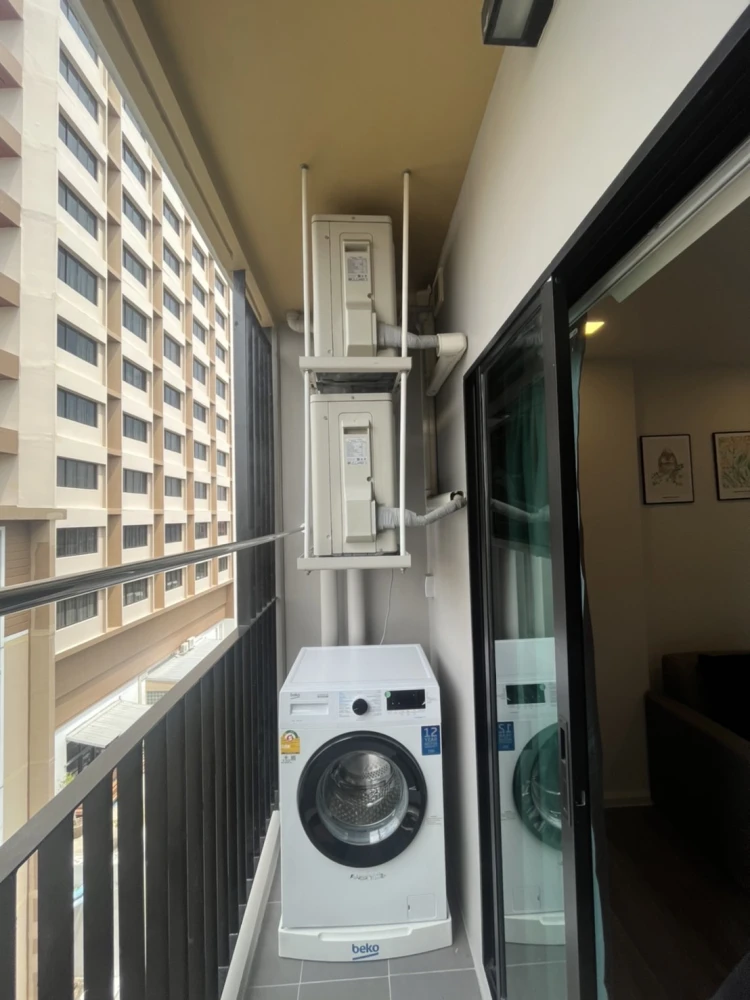 For rent Atmoz Ratchada-Huai Khwang Nicely decorated Complete set of furniture + electrical appliances. Reserve now.