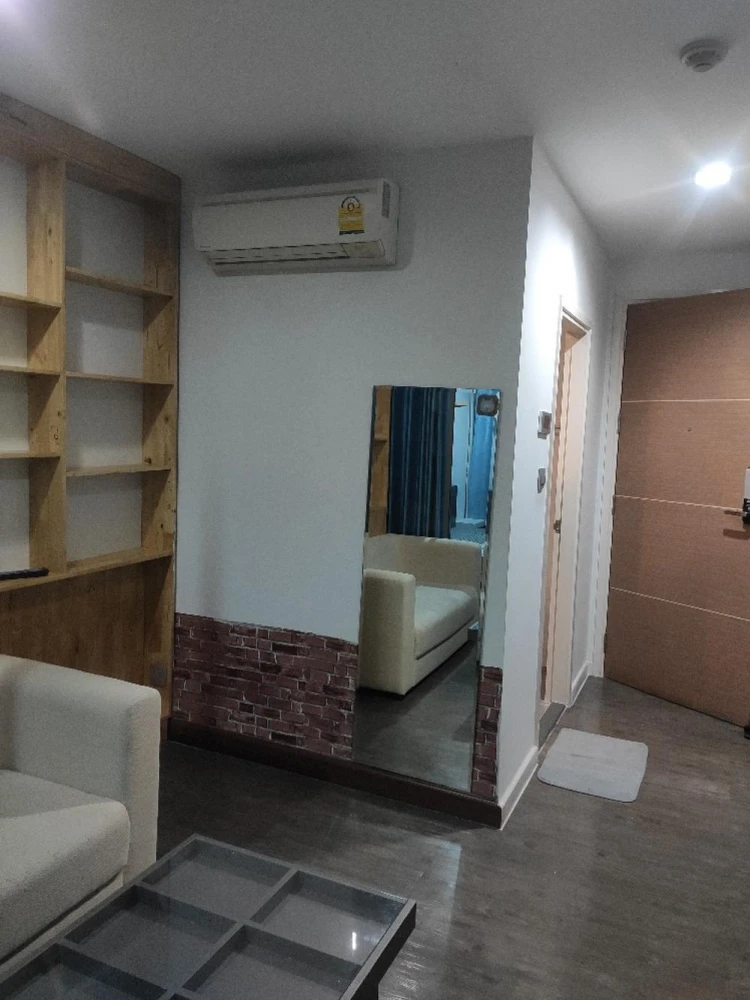 For rent: B Campus Prachachuen, 4th floor, partitioned room, fully furnished, ready to move in, reserve now.
