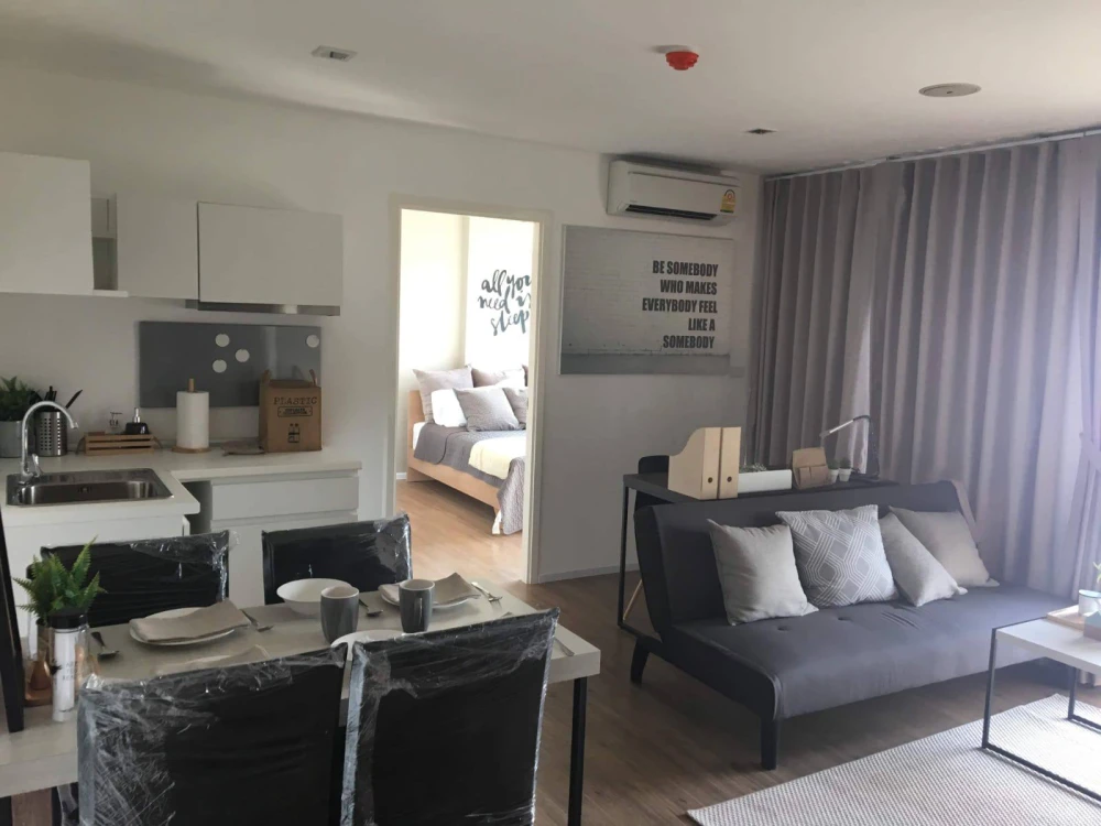 For rent: B Republic Sukhumvit 101/1, 2 bedrooms, 2 bathrooms, plenty of usable space, fully furnished, don't miss out!