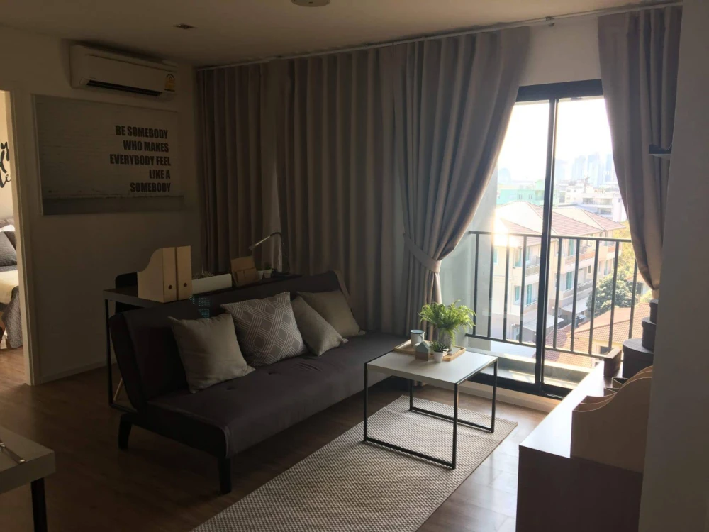 For rent: B Republic Sukhumvit 101/1, 2 bedrooms, 2 bathrooms, plenty of usable space, fully furnished, don't miss out!