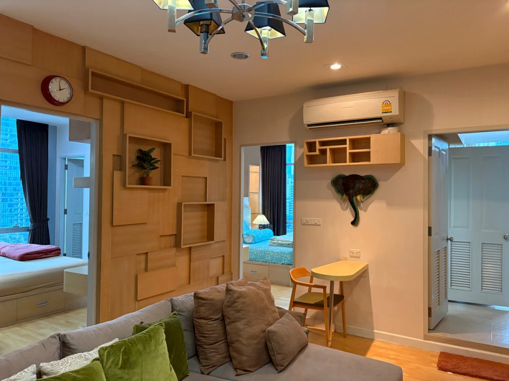 For rent: Baan Chao Praya, 12th floor, fully furnished unit. Book now! Don't miss out! Hurry!