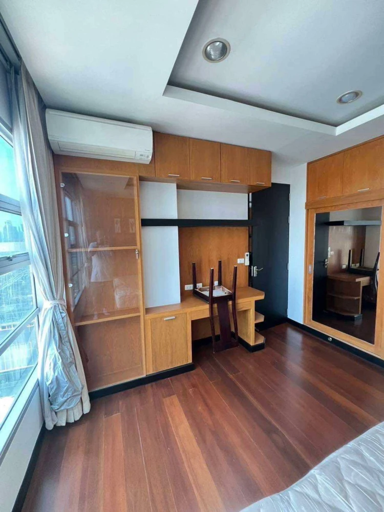 For rent: Baan Klang Krung Siam-Pathumwan, 21st floor, nice room, fully furnished, reserve now!