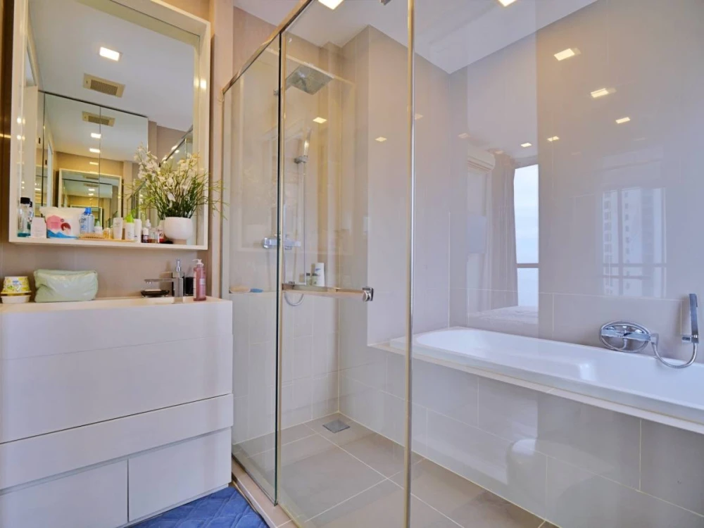 Baan Plai Haad Condo for rent, high floor, ready to move in, fully furnished, comfortable, reserve now++
