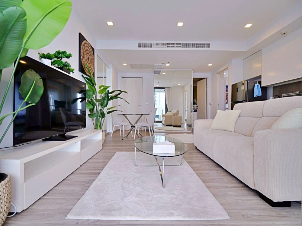 Baan Plai Haad Condo for rent, high floor, ready to move in, fully furnished, comfortable, reserve now++