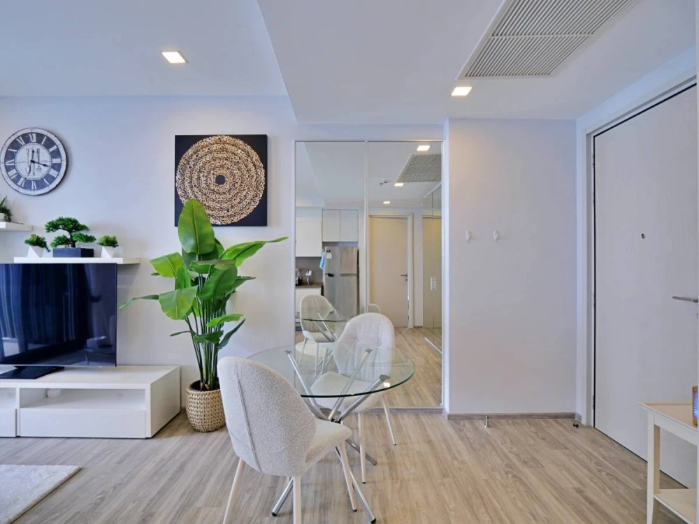 Baan Plai Haad Condo for rent, high floor, ready to move in, fully furnished, comfortable, reserve now++