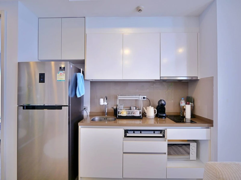 Baan Plai Haad Condo for rent, high floor, ready to move in, fully furnished, comfortable, reserve now++