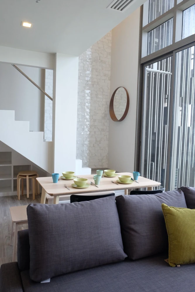 For rent: Baan Plai Haad, 2-story duplex room, fully furnished, nice to live in. Reserve now, don't miss out!