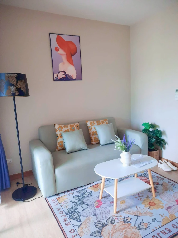 Be Condo Phaholyothin for rent. Well-partitioned room, 30 sq.m., fully furnished. Just bring your bags and move in!