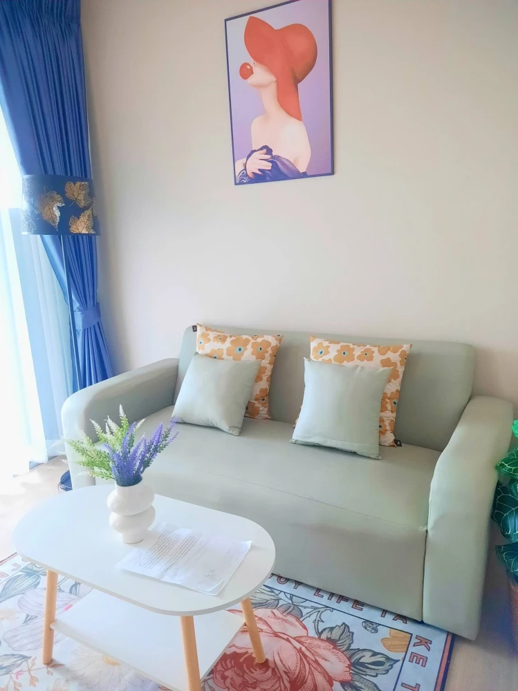 Be Condo Phaholyothin for rent. Well-partitioned room, 30 sq.m., fully furnished. Just bring your bags and move in!