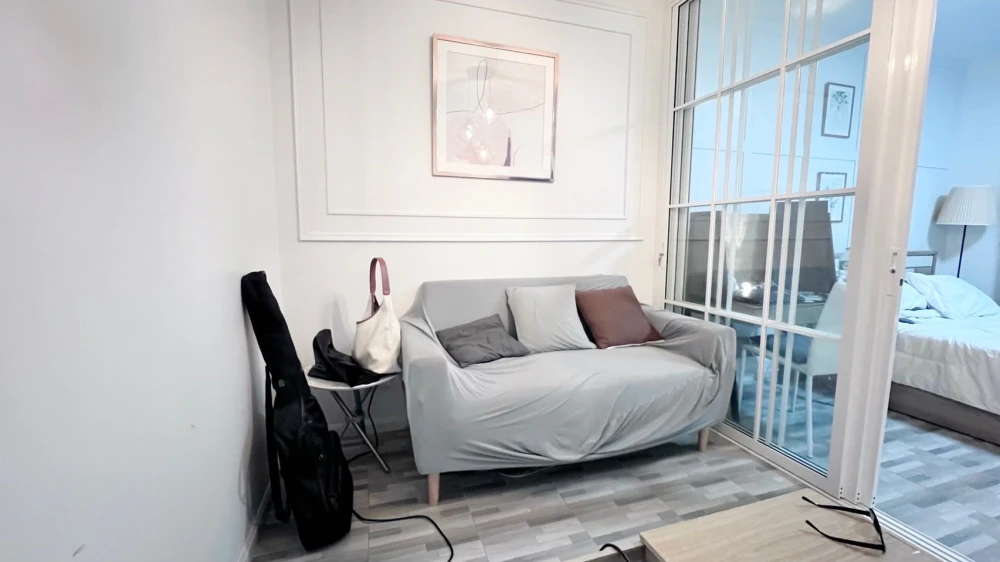 For rent: Be You Chokchai 4, studio room, decorated in a theme, good location, convenient transportation, fully furnished, reserve now.