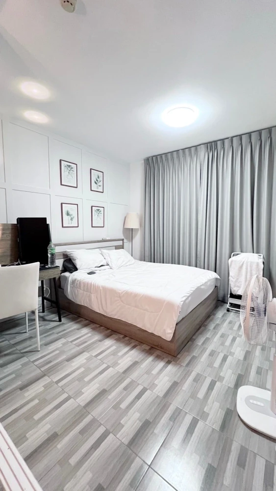 For rent: Be You Chokchai 4, studio room, decorated in a theme, good location, convenient transportation, fully furnished, reserve now.