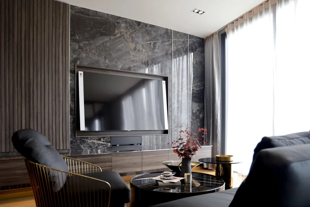 For rent: Beatniq at Sukhumvit32, spacious room, comfortable living, comes with built-in decorations throughout the room. Good like this, hurry and bo