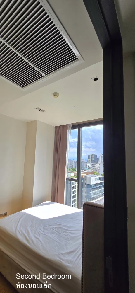 For rent at Beatniq Sukhumvit 32. You get everything you see in the pictures. Both bedrooms have plenty of natural light. Don't miss out!
