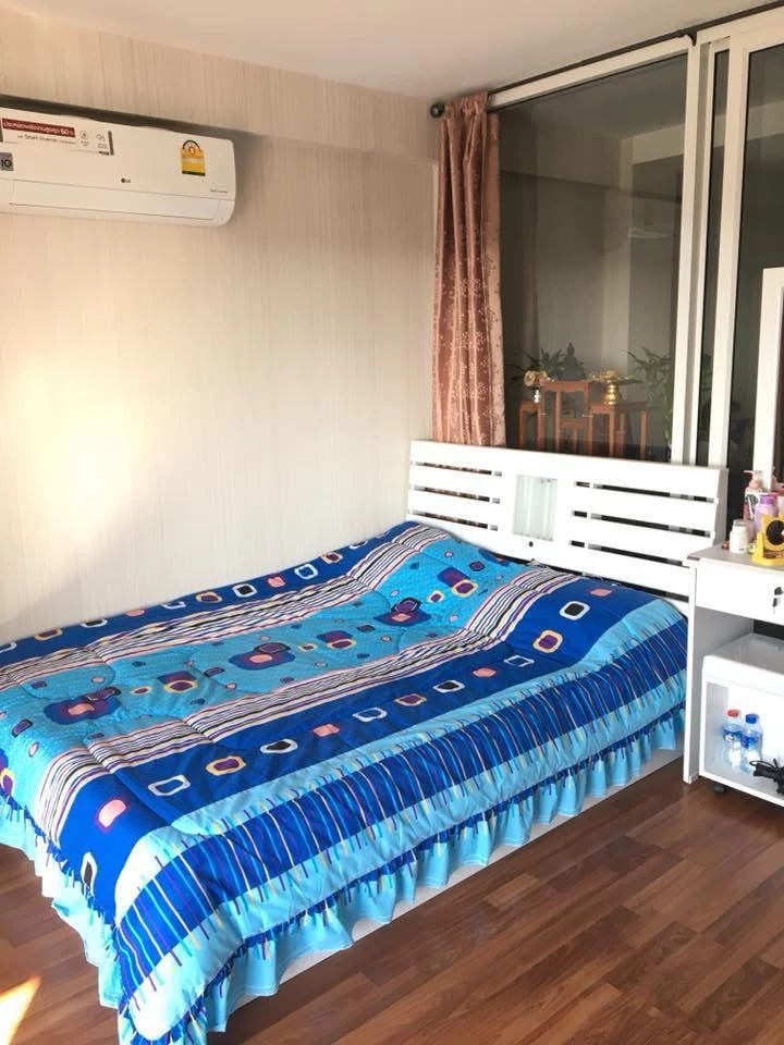 Blue Sky Condo for rent, ready to move in, fully furnished, ready to move in, spacious and comfortable room, has a balcony in the room, this price is