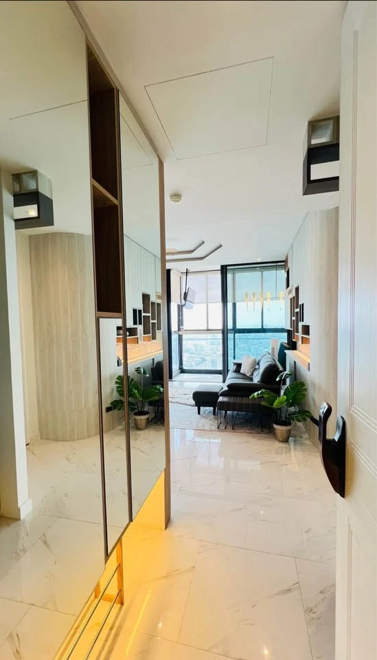 For Rent: CANAPAYA RESIDENCES—a luxury riverside condominium on the Chao Phraya River featuring a private pier. Corner units offering panoramic river