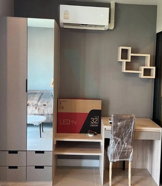 For rent: Casa France @ Abac Bangna, 5th floor, fully furnished room, nice to live in, hurry and book now, don't miss out.