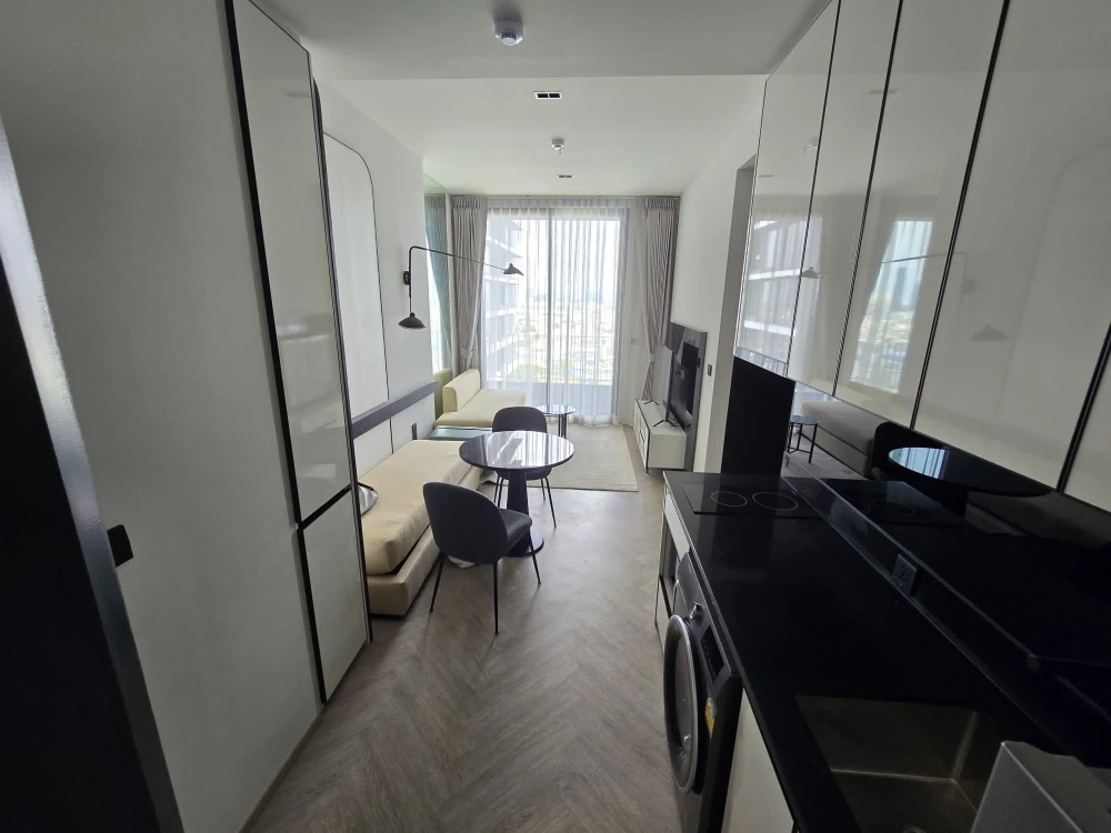 For rent: Chapter Charoennakhon-Riverside, 21st floor, nice room, fully furnished, book now!