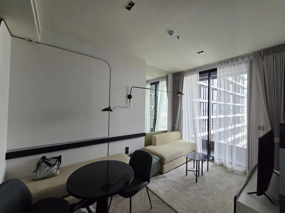 For rent: Chapter Charoennakhon-Riverside, 21st floor, nice room, fully furnished, book now!