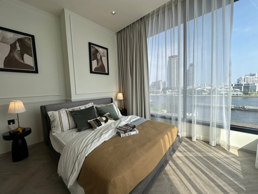 For rent: Chapter Charoennakhon-Riverside, 9th floor. Beautiful and comfortable unit. Book now!