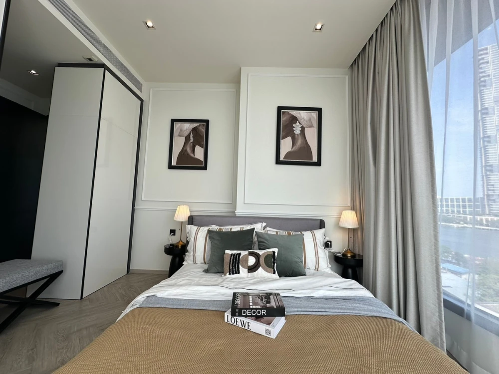 For rent: Chapter Charoennakhon-Riverside, 9th floor. Beautiful and comfortable unit. Book now!