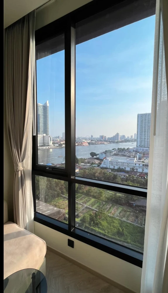Chapter Charoennakhon-Riverside for rent, nice room, fully furnished, river view, book now