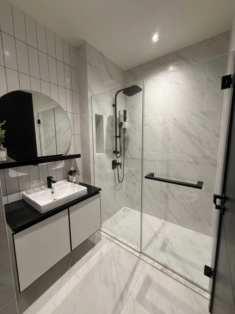 ให้เช่า Chapter Charoennakhon-Riverside แต่ง Built-in ทั้งห้อง สไตล์ Modern Luxury ดีไซน์เรียบหรู โปร่ง โล่ง อยู่สบาย