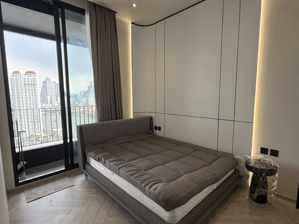 ให้เช่า Chapter Charoennakhon-Riverside แต่ง Built-in ทั้งห้อง สไตล์ Modern Luxury ดีไซน์เรียบหรู โปร่ง โล่ง อยู่สบาย