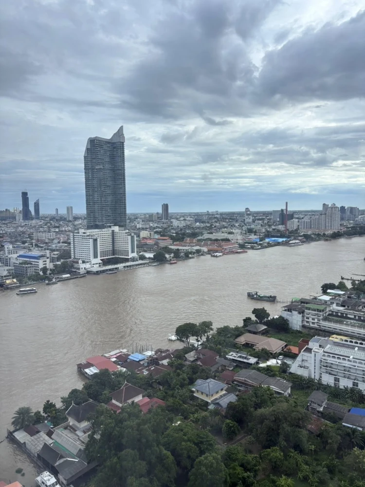 Chapter Charoennakorn Riverside for rent, high floor, ready to move in, fully furnished, hurry and reserve now!