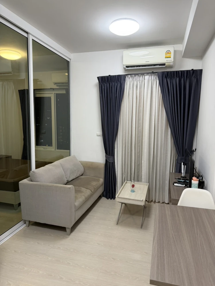 For rent: Chapter One Eco Ratchada-Huai Khwang, Building H, 8th floor. Fully furnished with appliances. Book now!