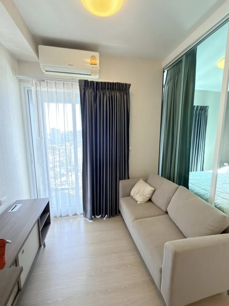 For rent: Chapter One Eco Ratchada-Huai Khwang, 26th floor. High floor, bright and airy with great ventilation. Book now!
