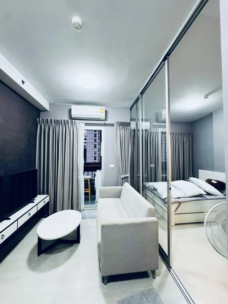 For rent: Chapter One Shine Bangpo, 1 bedroom, 1 bathroom. Fully furnished and equipped with appliances. Book now!
