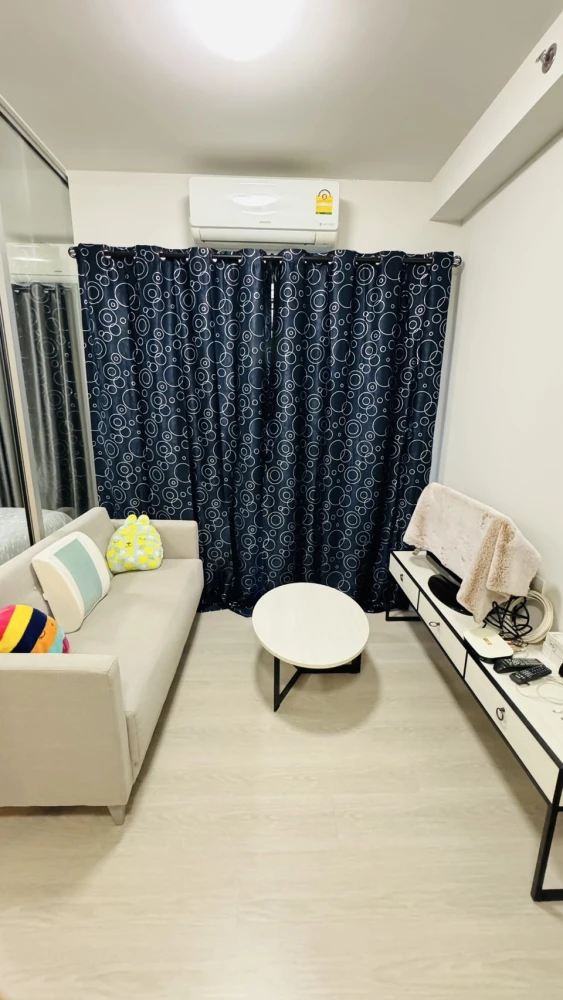 For rent: Chapter One Shine Bangpo, 24th floor, nice room, fully furnished, book now, don't miss out.