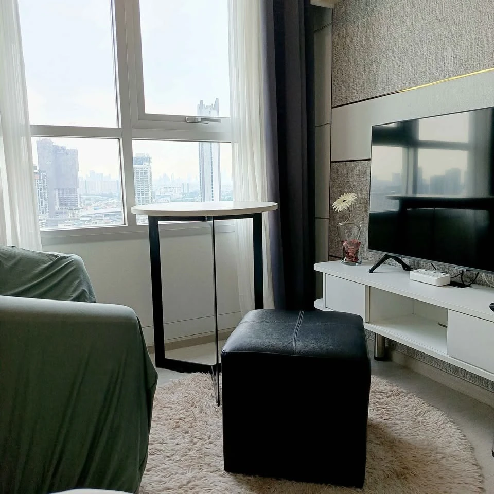 For rent: CHAPTER ONE SHINE Bang Pho, furnished room, ready to move in, complete here, you must not miss it.