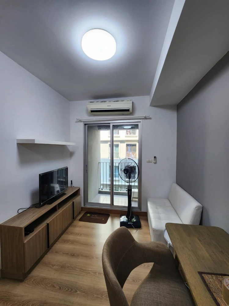 For rent: Chapter One The Campus Kaset, 3rd floor, swimming pool and garden view, fully furnished, nice to live in, reserve now.