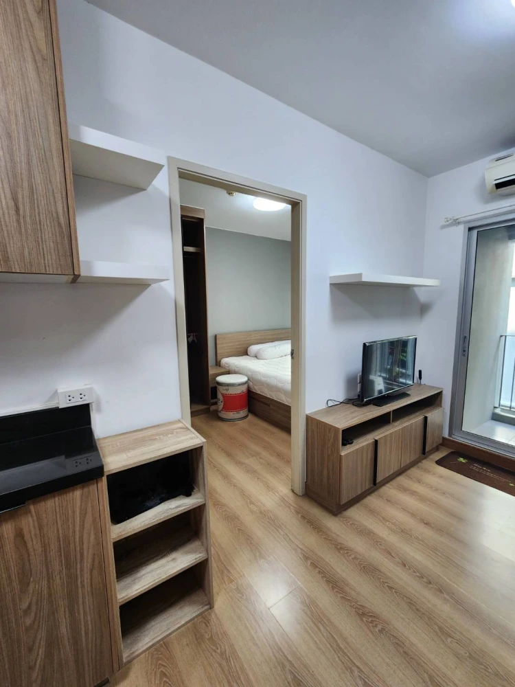 For rent: Chapter One The Campus Kaset, 3rd floor, swimming pool and garden view, fully furnished, nice to live in, reserve now.