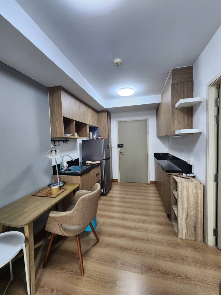 For rent: Chapter One The Campus Kaset, 3rd floor, swimming pool and garden view, fully furnished, nice to live in, reserve now.