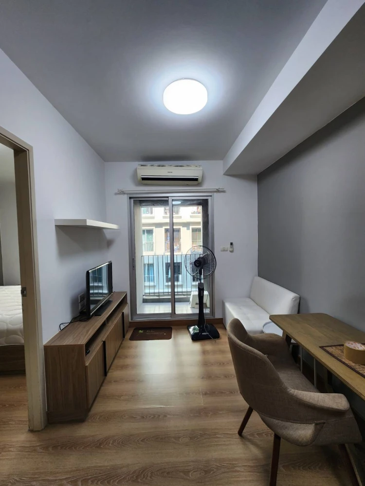 For rent: Chapter One The Campus Kaset, 3rd floor, swimming pool and garden view, fully furnished, nice to live in, reserve now.