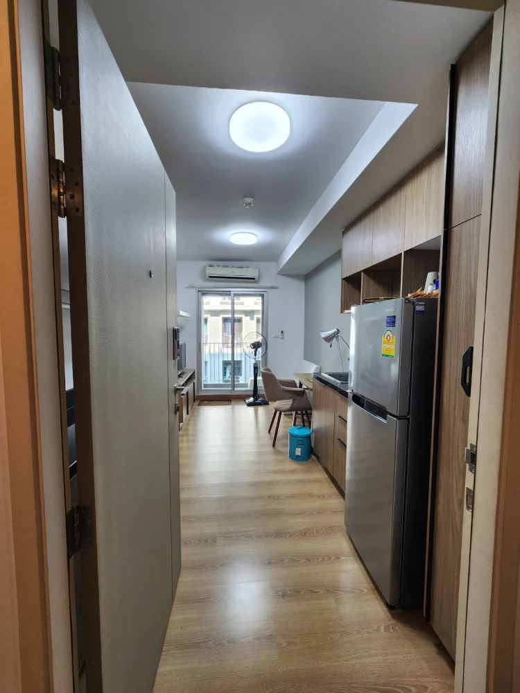 For rent: Chapter One The Campus Kaset, 3rd floor, swimming pool and garden view, fully furnished, nice to live in, reserve now.