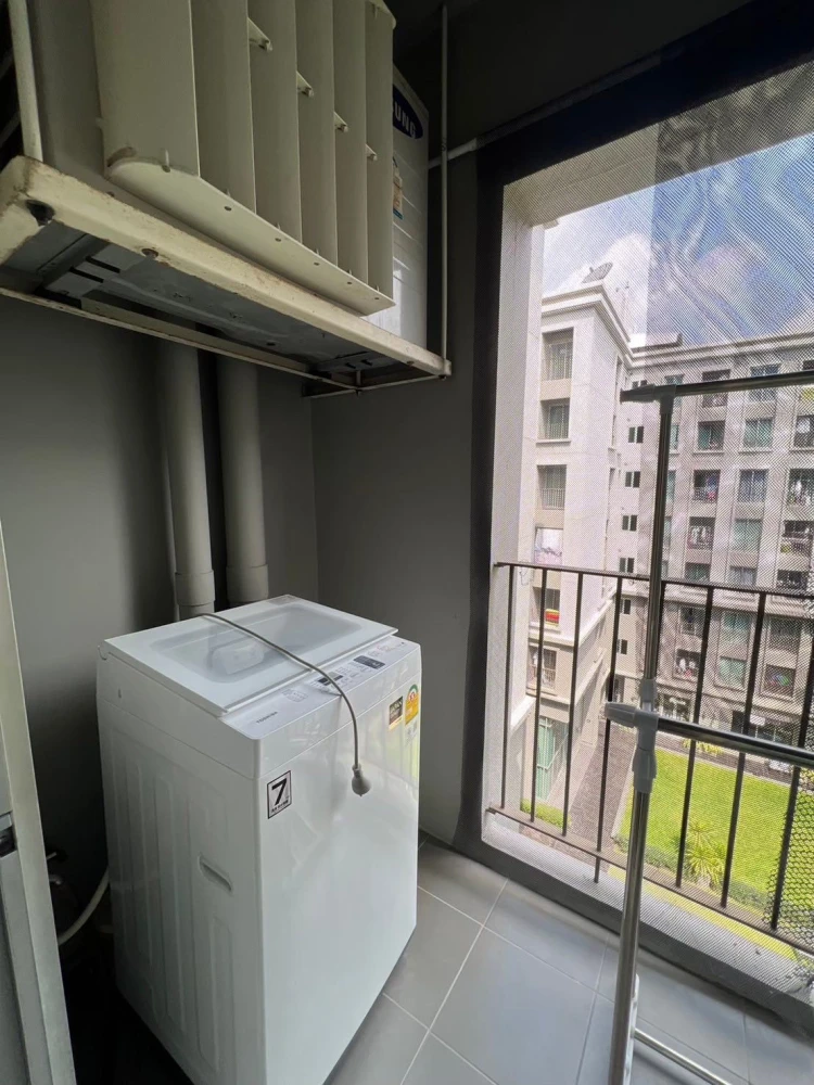 For rent, Chapter One The Campus Kaset, Studio room, view from the project, not hot all day, you can't miss this.