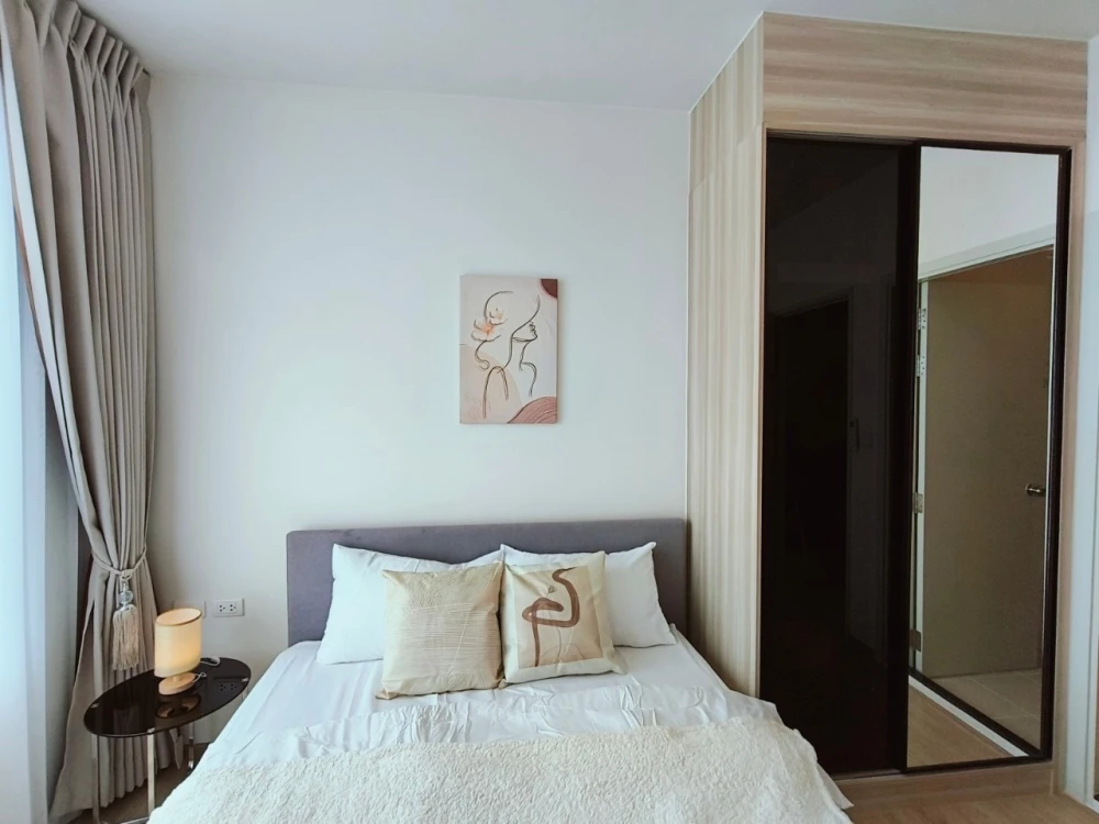 For rent: Chewathai Kaset Nawamin, 9th floor, beautiful room, move in immediately, book now, don't miss out.