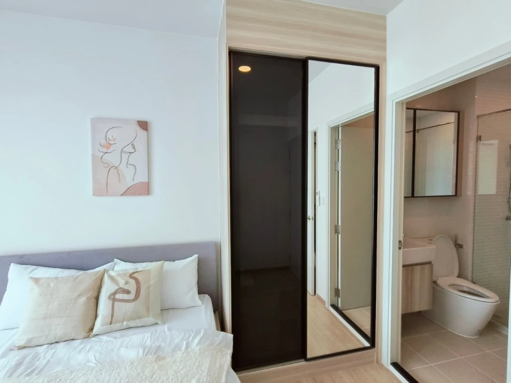 For rent: Chewathai Kaset Nawamin, 9th floor, beautiful room, move in immediately, book now, don't miss out.