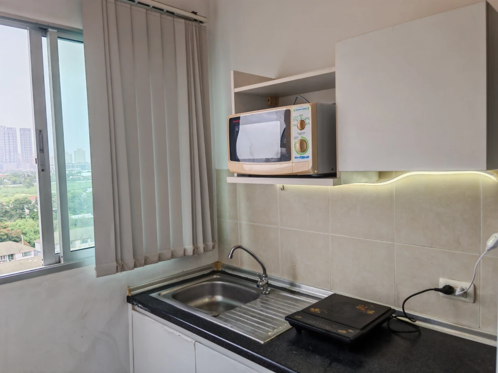 ให้เช่า City Home Srinakarin ห้องตกแต่งสวยงาม มีพื้นที่เก็บของกว้างขวาง พร้อมสิ่งอำนวยความสะดวกครบครัน จัดเลย