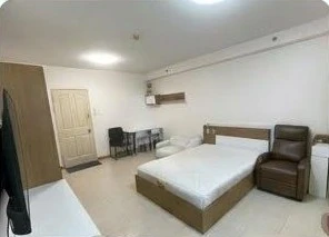 City Home Rattanathibet for rent: Spacious studio unit—comfortable and not cramped—fully furnished and ready to move in.