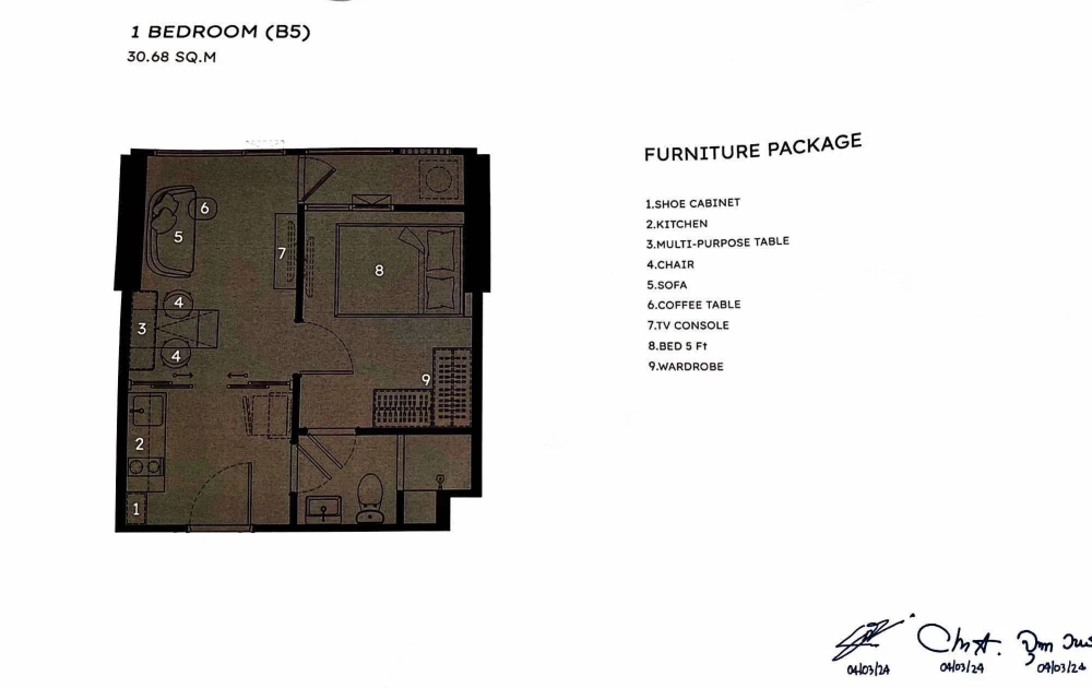 For rent: COBE Kaset - Sripatum, ready to move in, spacious and comfortable room, reserve now.
