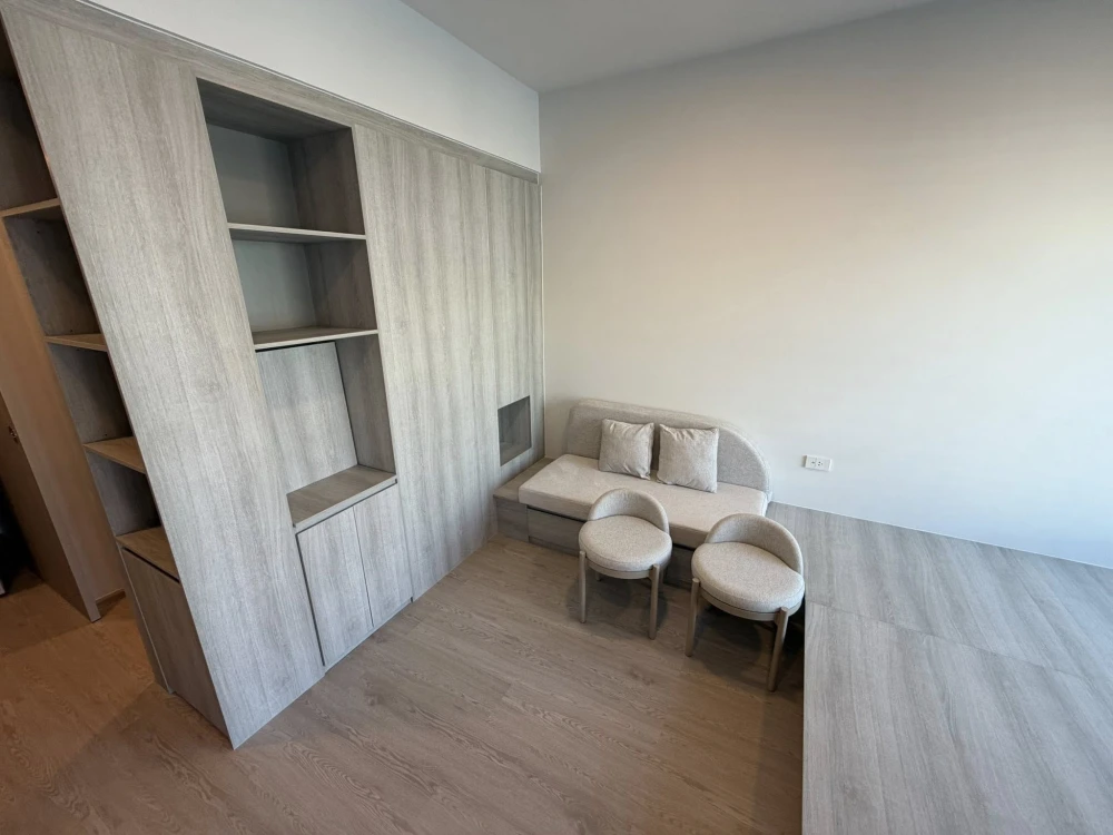 For rent: COBE Kaset Sripatum, 1 bedroom, 1 bathroom. Great location, convenient transportation, and fully furnished. Book now!