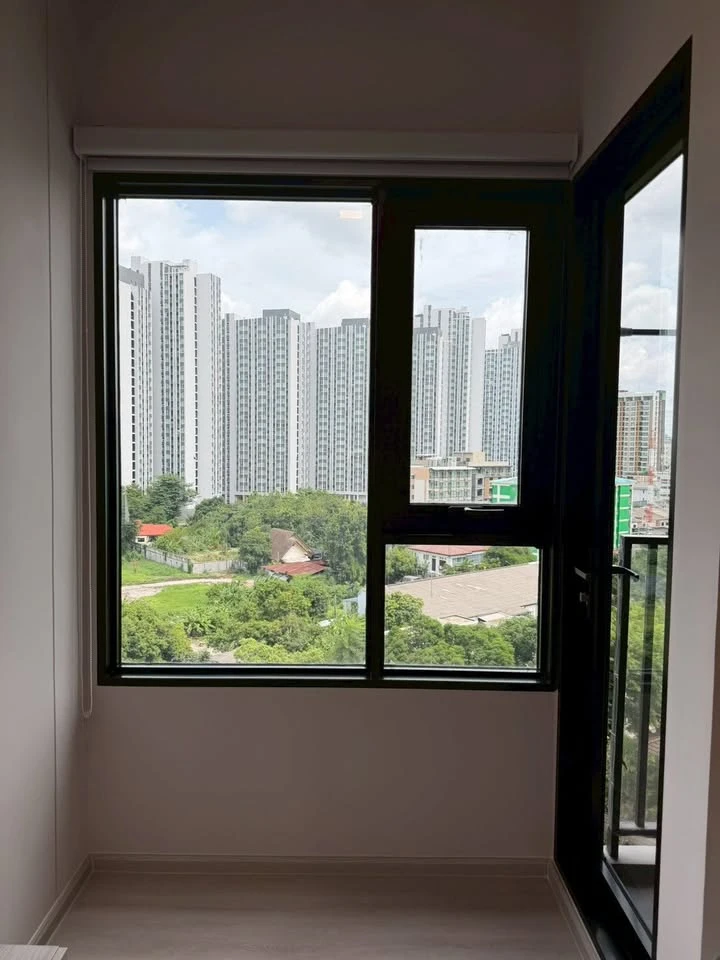 For rent: COBE Ratchada Rama 9, 1 bedroom condo with high-quality built-in furniture and complete amenities. Book now!