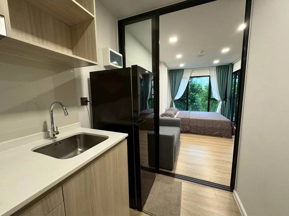 Condo Atmoz Flow Minburi for rent, studio room with full facilities, book now, don't miss out.