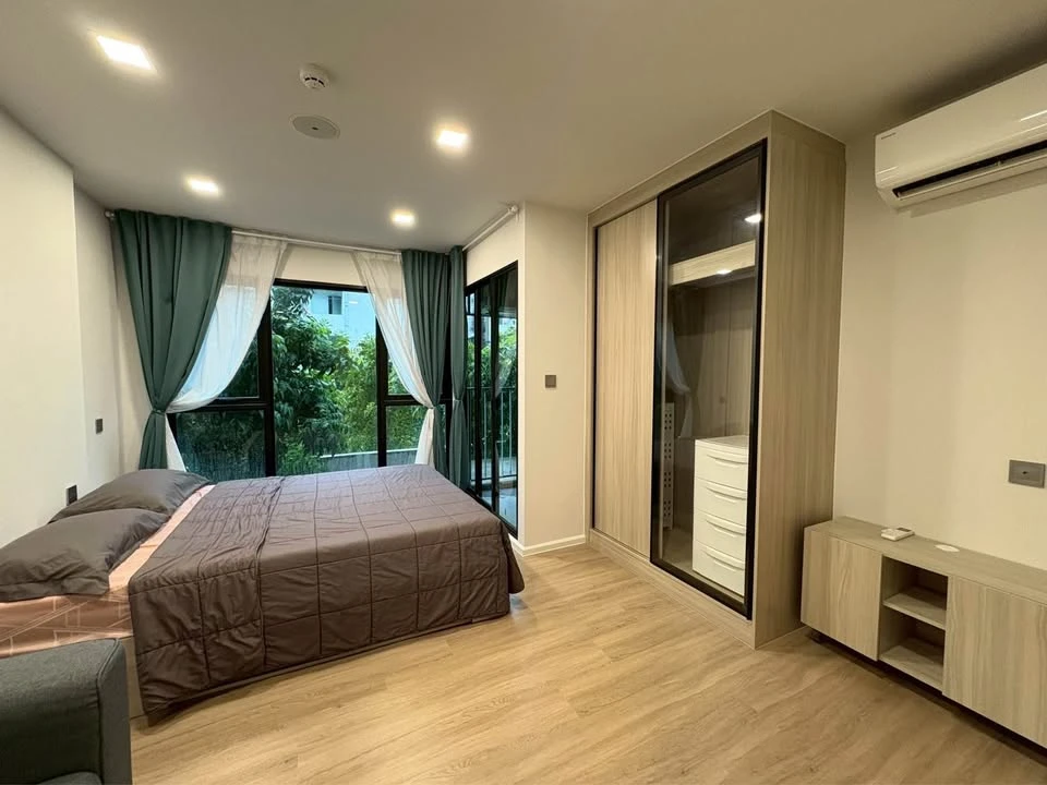 Condo Atmoz Flow Minburi for rent, studio room with full facilities, book now, don't miss out.